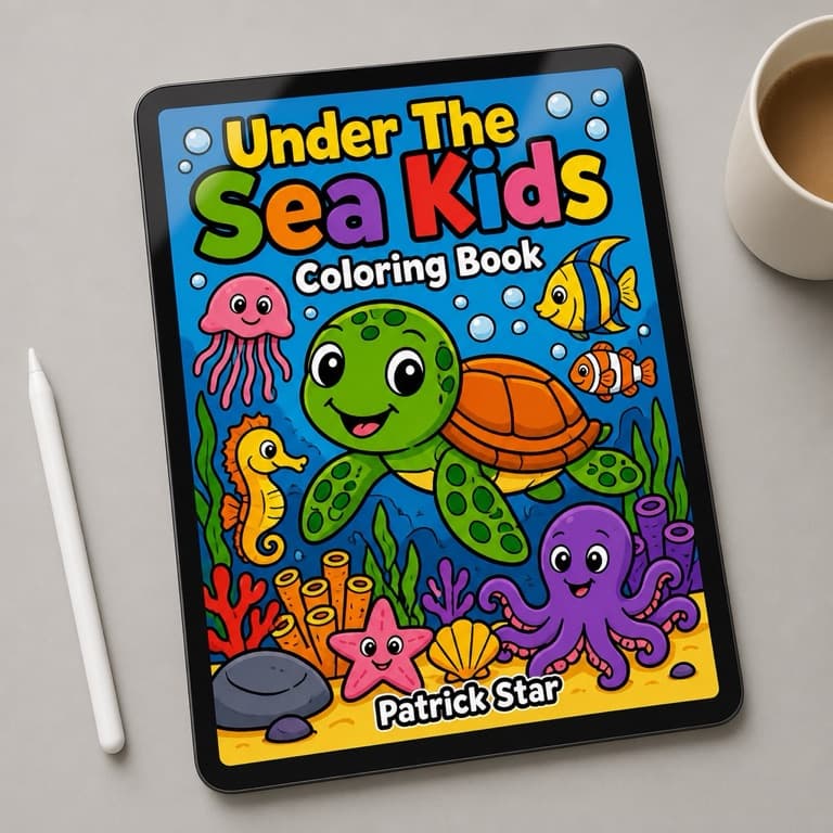 Lifestyle mockup scene: Tablet preview.