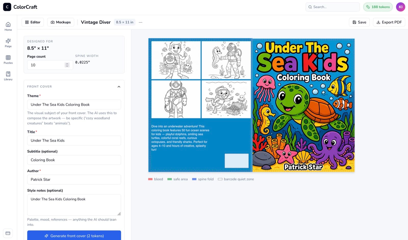 ColorCraft — Publish AI Coloring Books on Amazon KDP