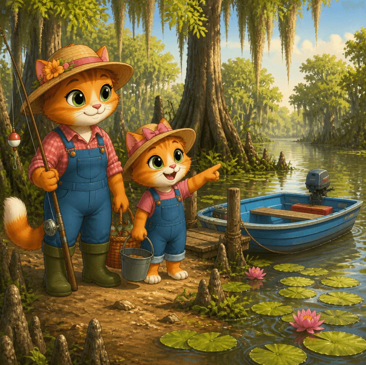 Cute Cartoon illustration style example