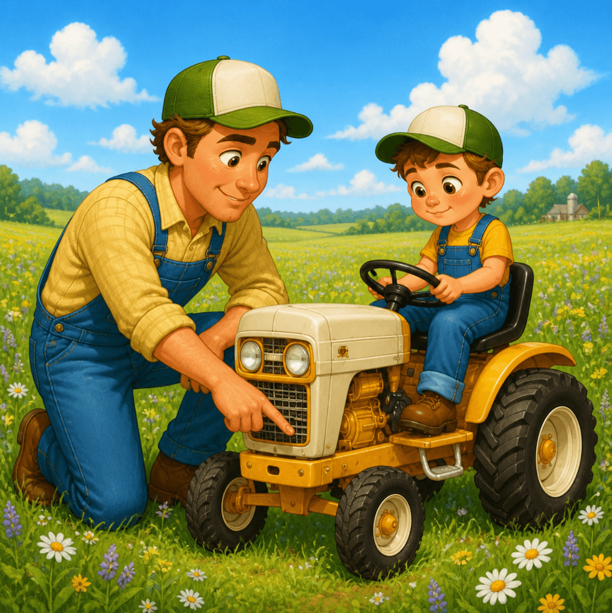 Pixar-Style 3D illustration style example