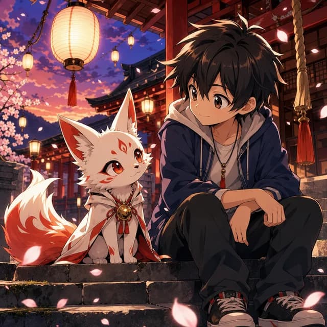 Manga, colour comic style example