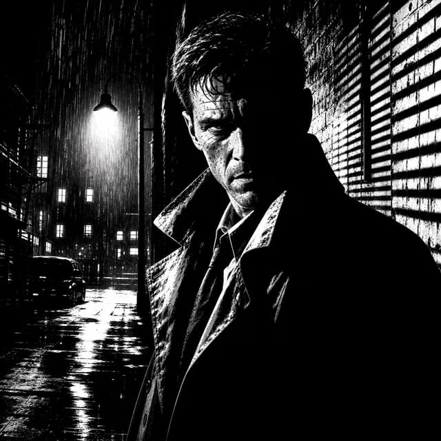 Neo-noir comic style example
