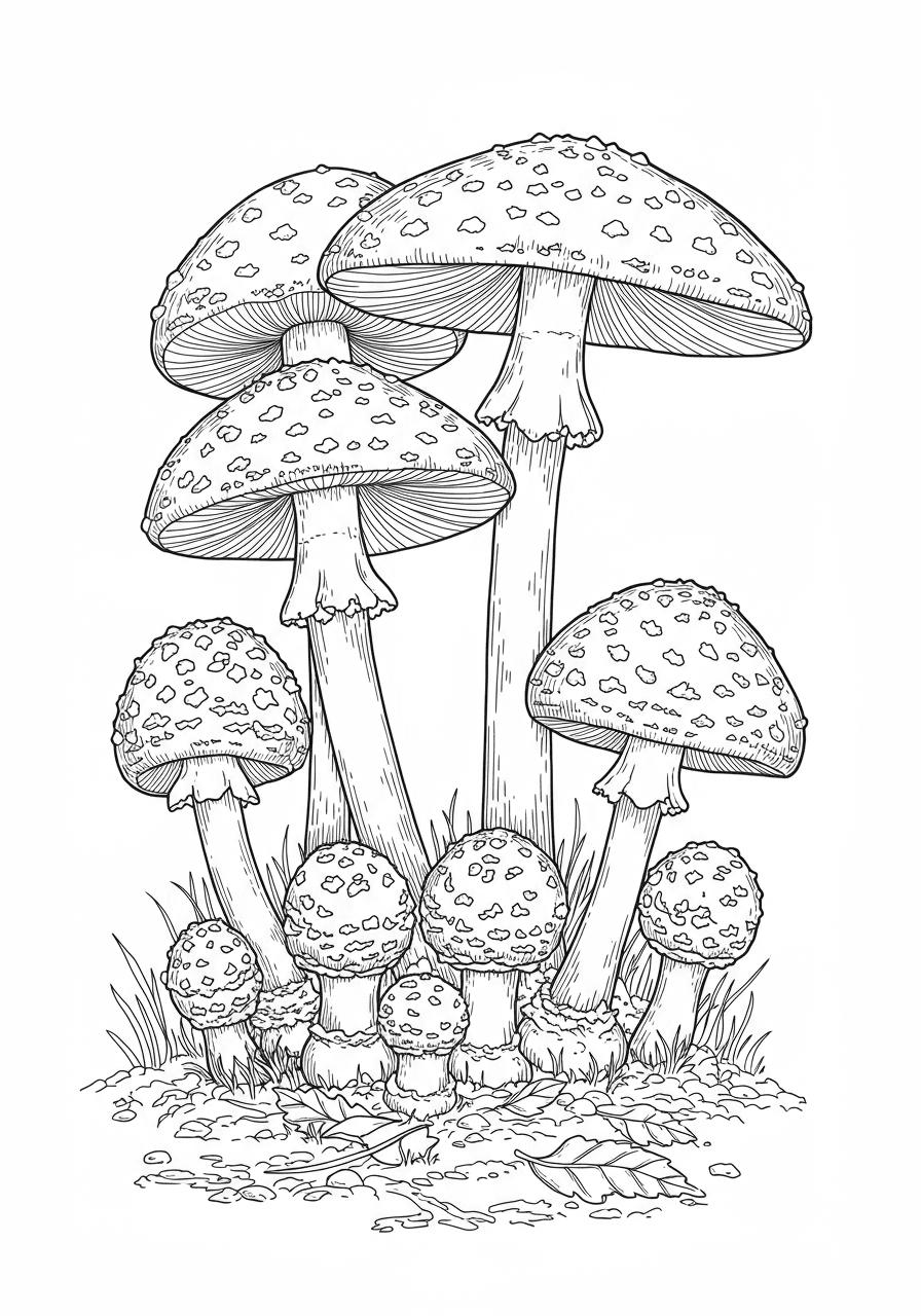 Amanita Muscaria mushrooms