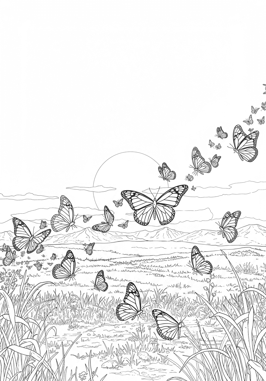 Monarch butterfly migration