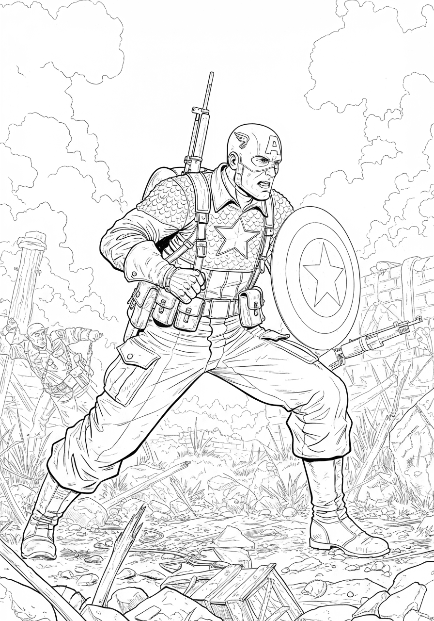 Captain America WWII uniform