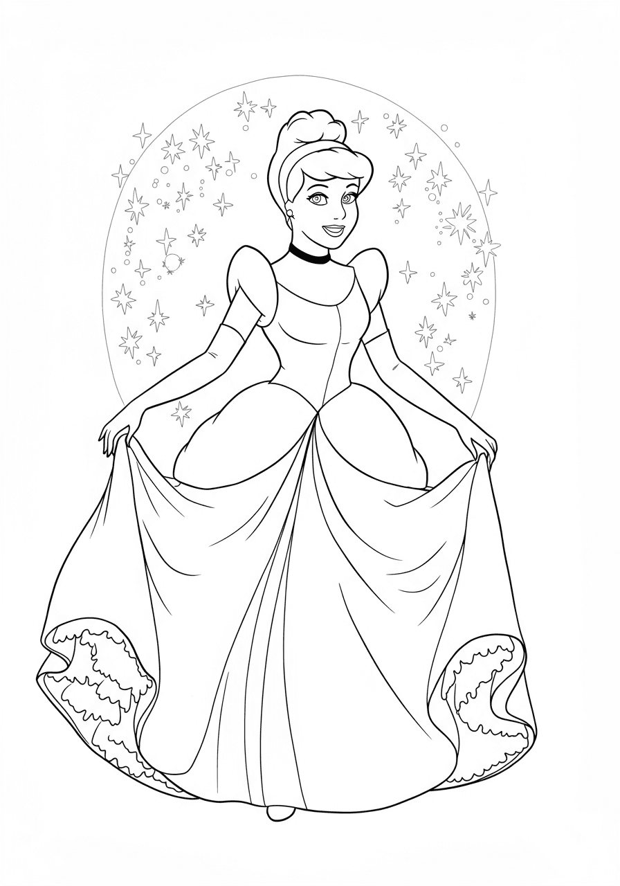 Cinderella simple pose