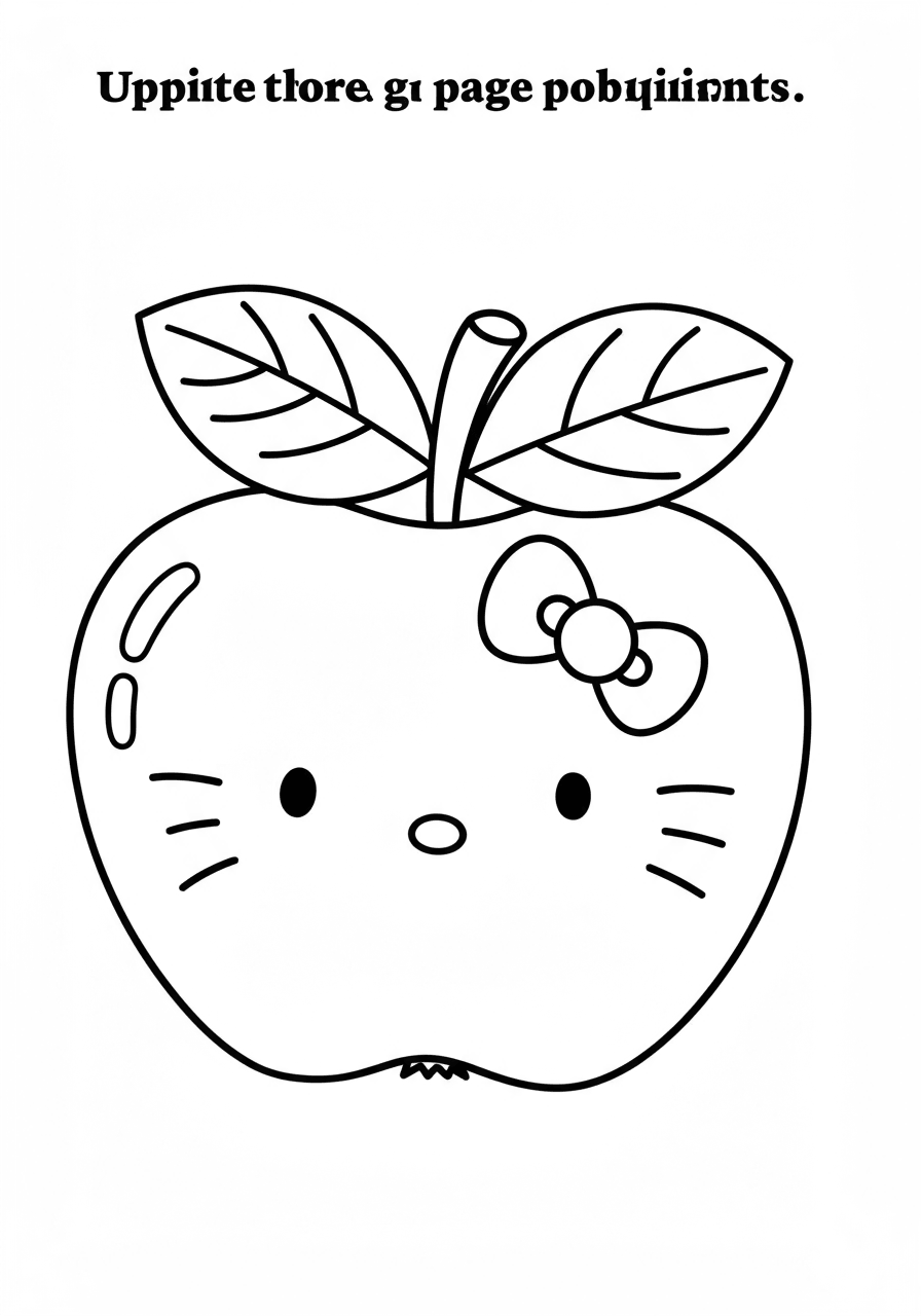 Hello Kitty apple simple