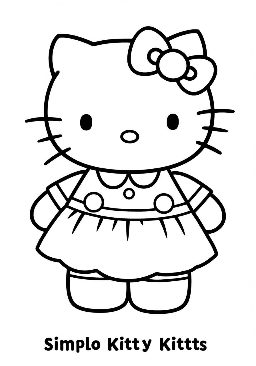 Hello Kitty doll simple