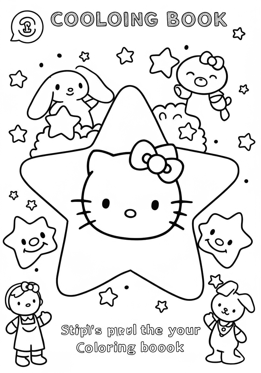 Hello Kitty star simple