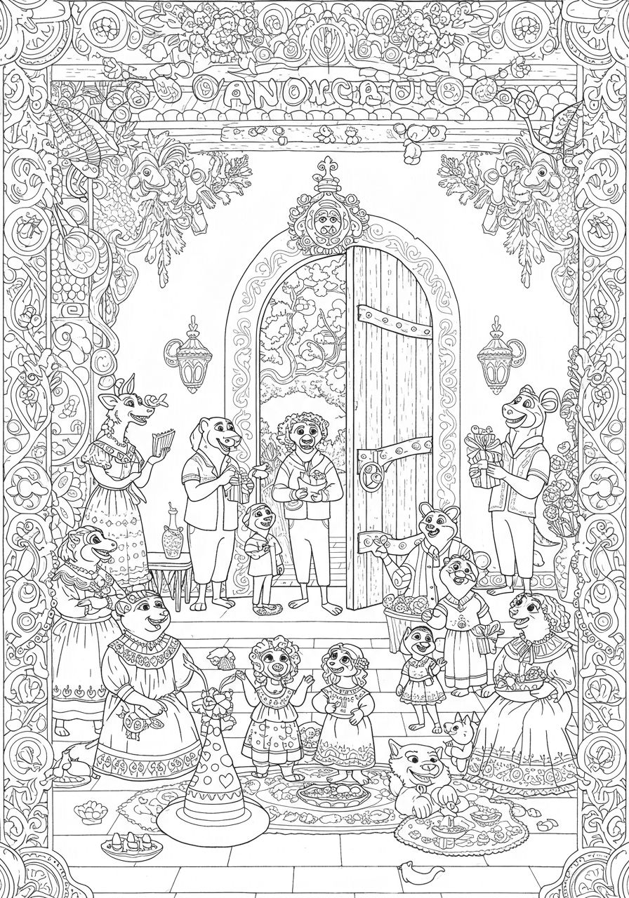 Intricate Antonio gift ceremony