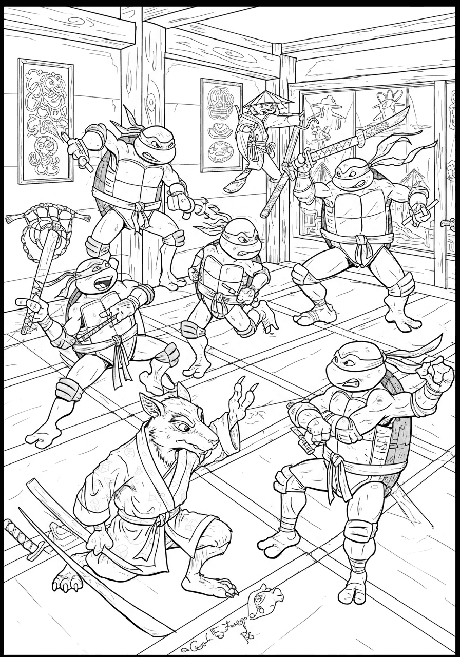 Intricate dojo training