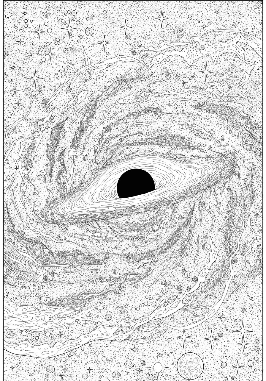 Intricate galactic core