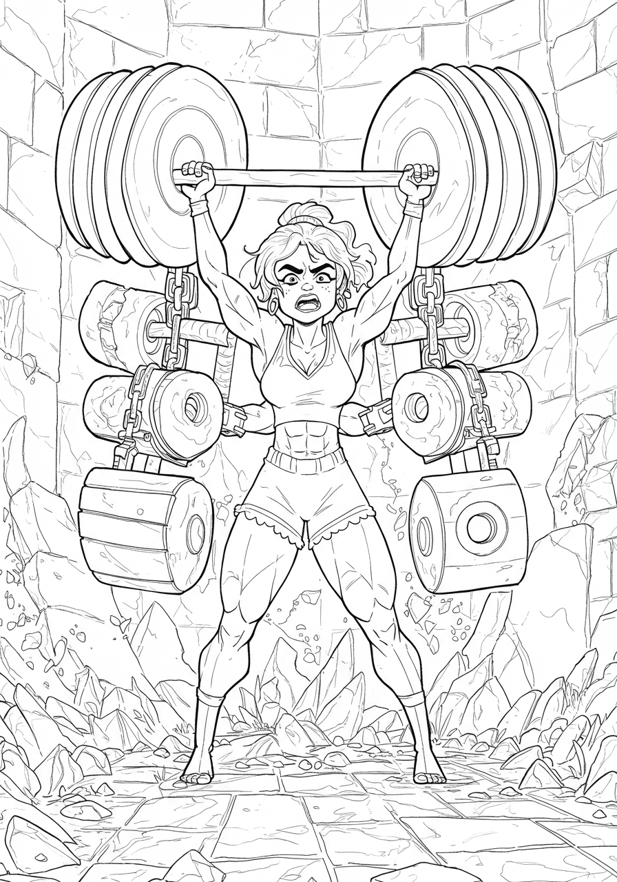 Intricate Luisa strength feats