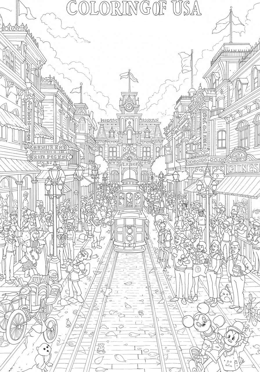 Intricate Main Street USA