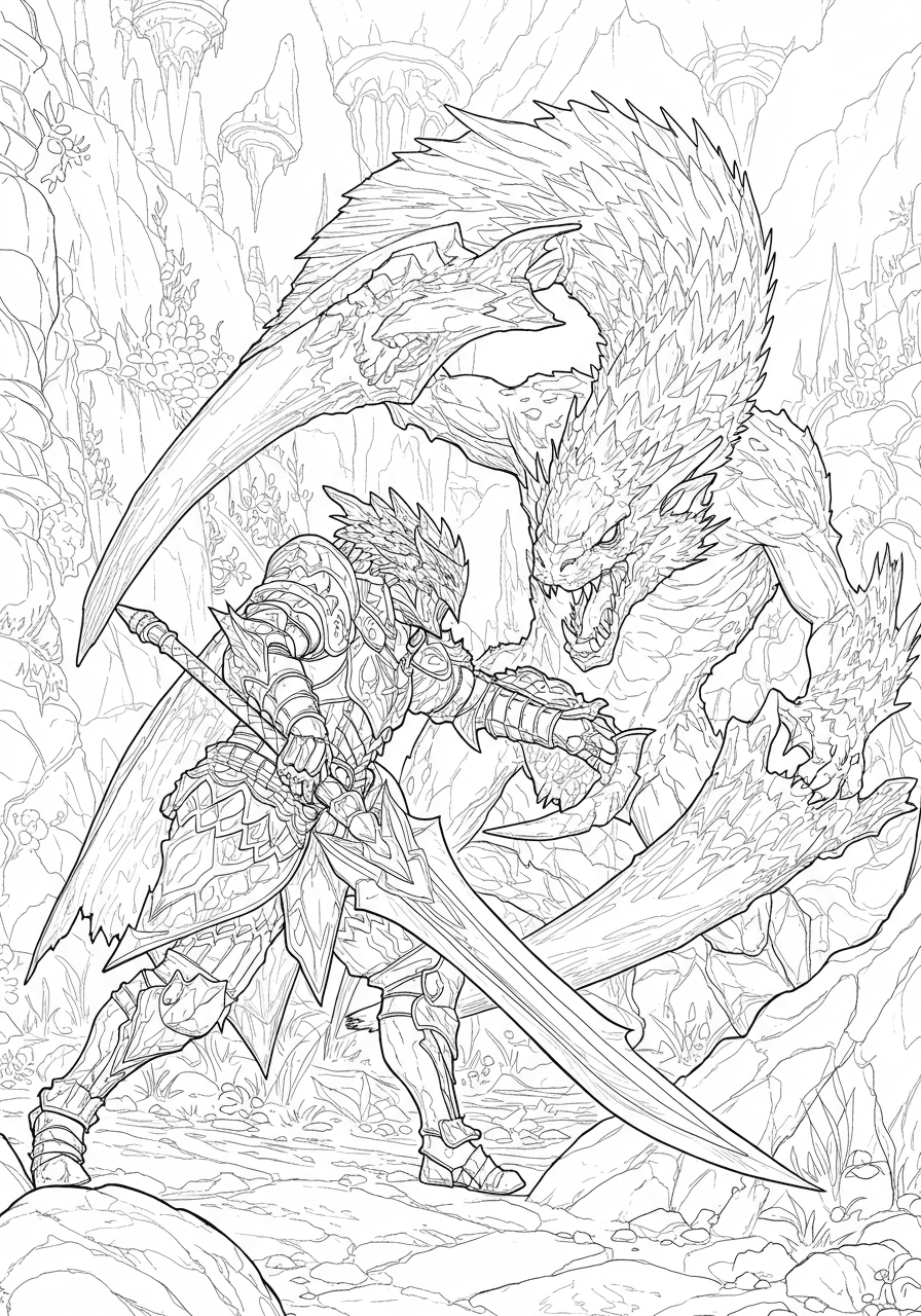 Intricate monster hunter