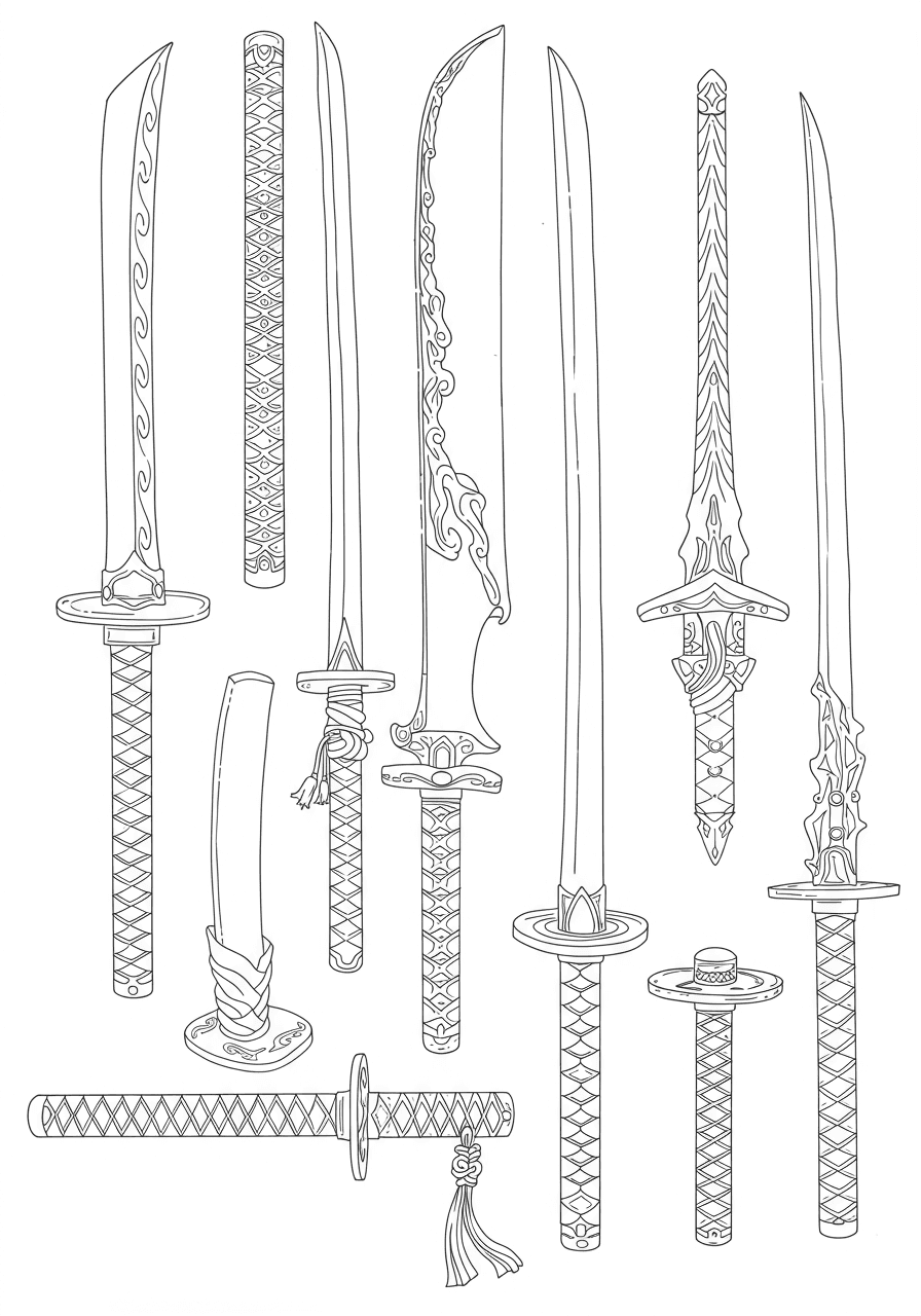 Intricate Nichirin Swords collection