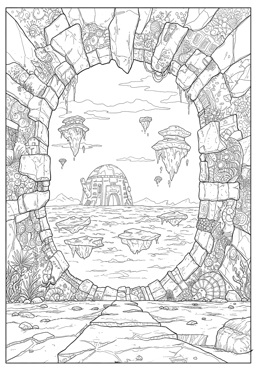 Intricate portal to Dimension X