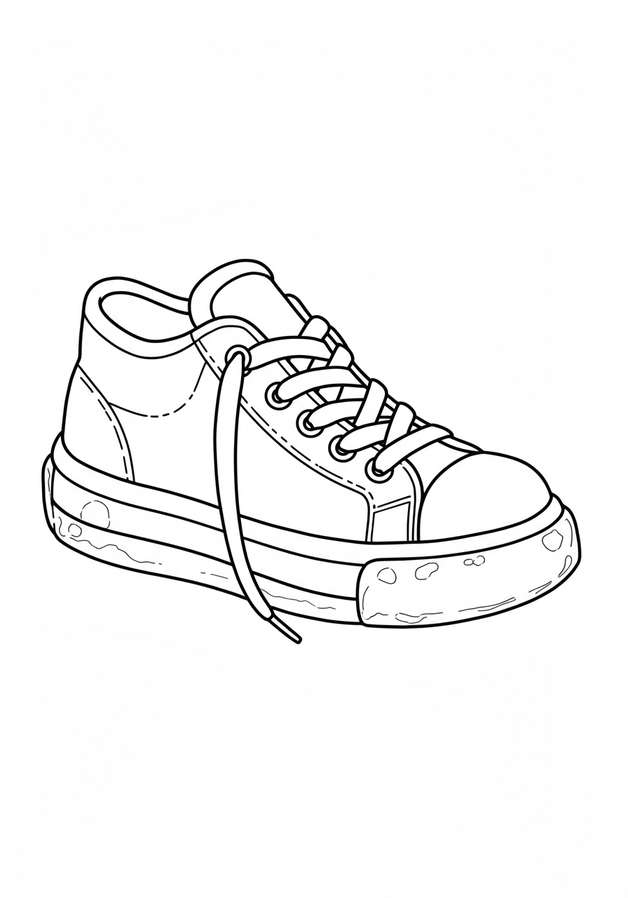 Mickey Mouse shoe simple