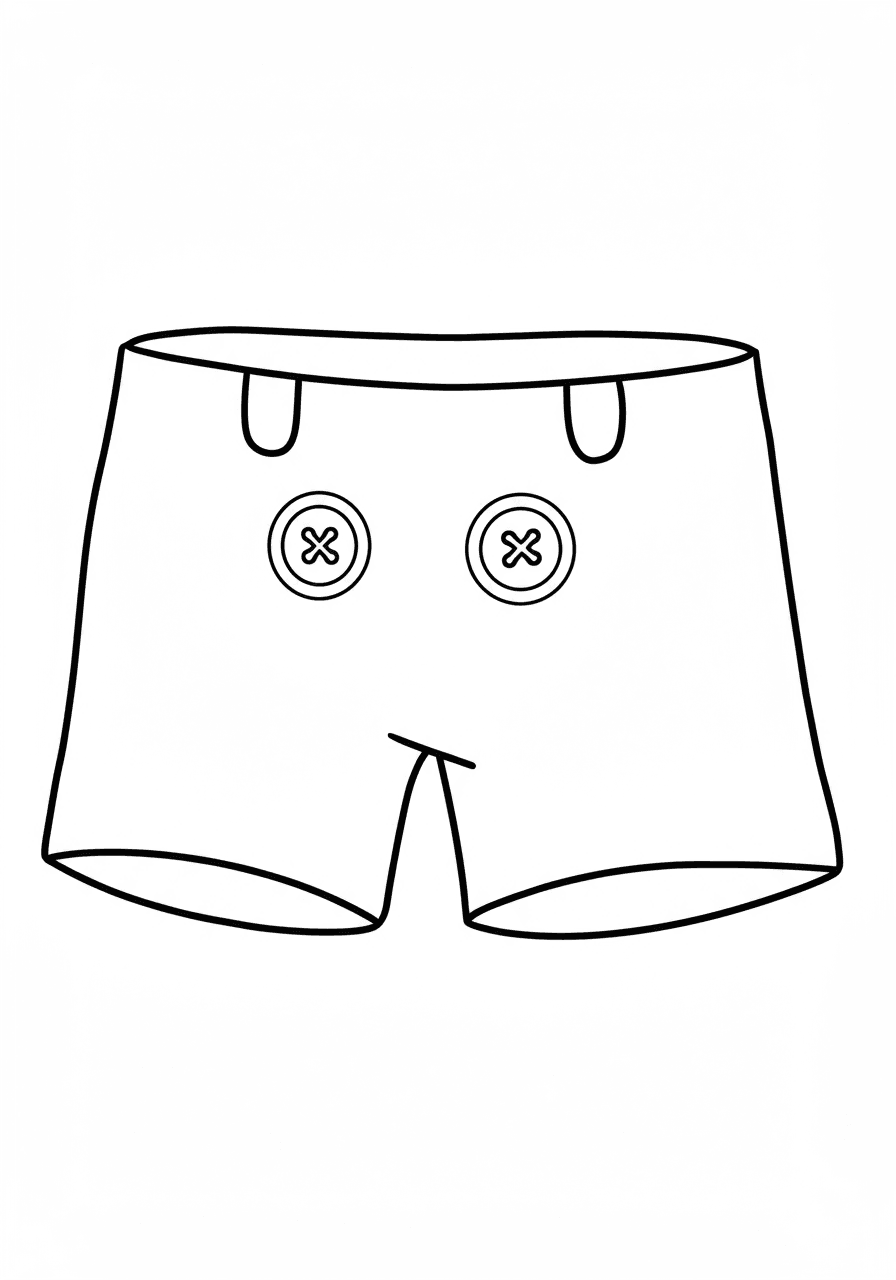 Mickey Mouse shorts simple