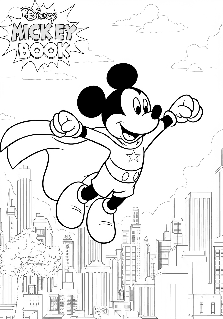 Mickey Mouse as superhero