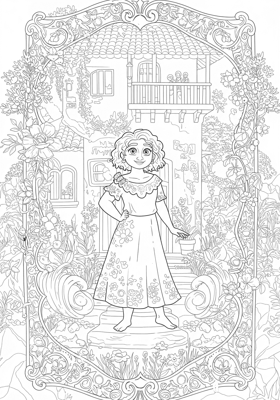 Mirabel in front of Casita