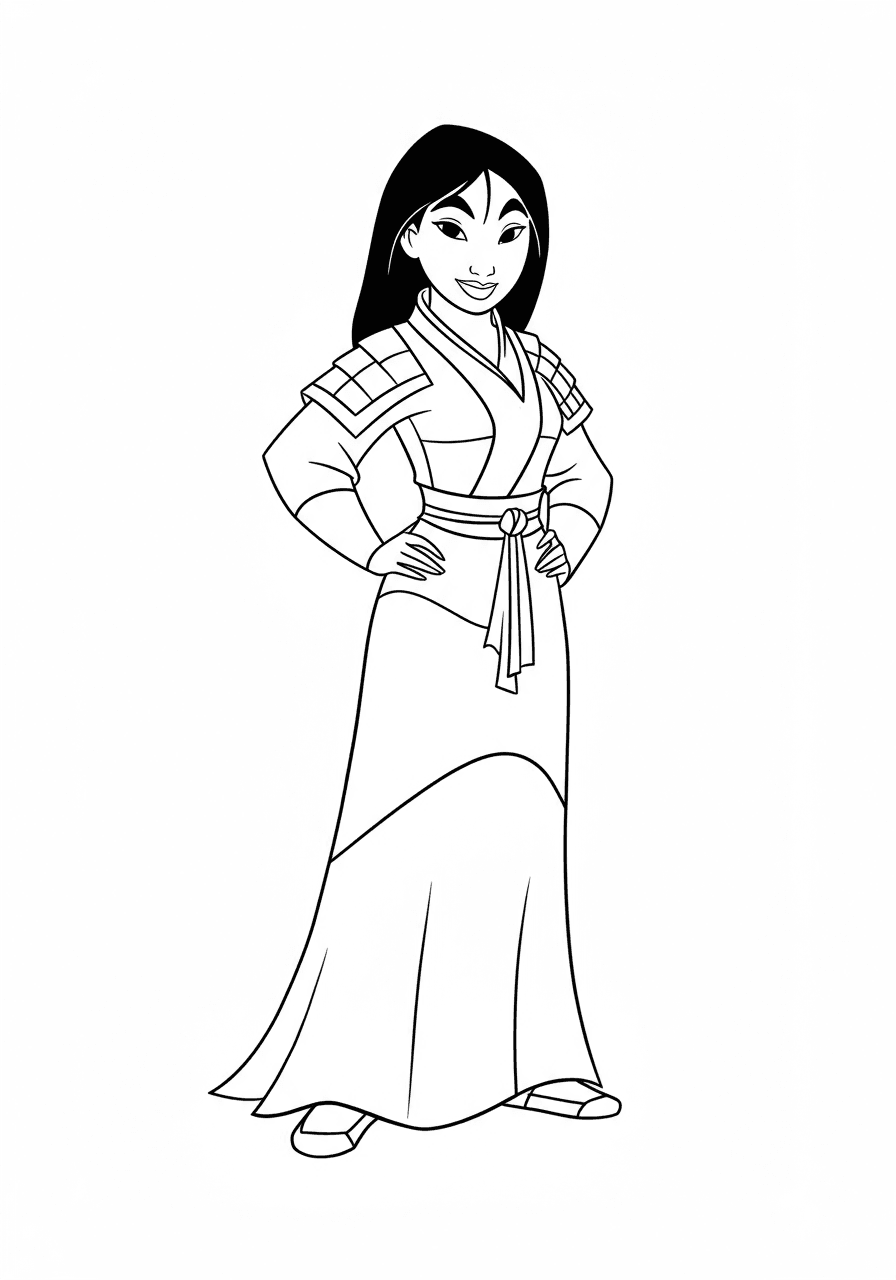 Mulan simple pose