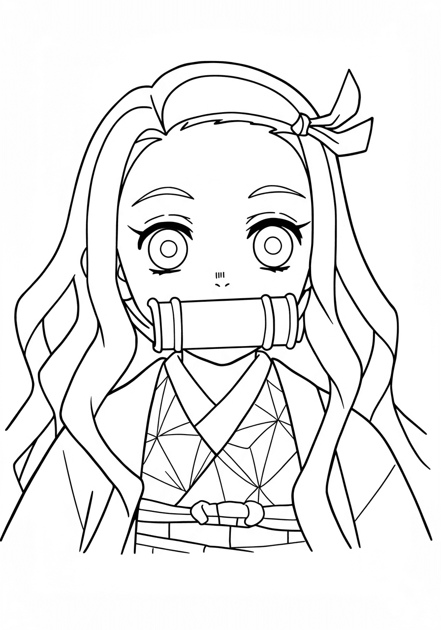 Nezuko Kamado head simple