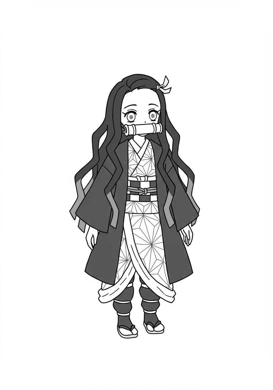 Nezuko Kamado simple pose