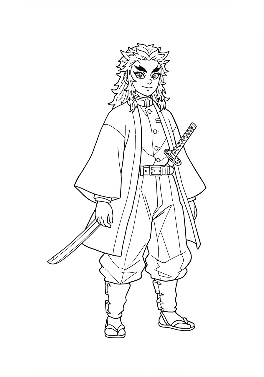 Rengoku Kyojuro simple pose