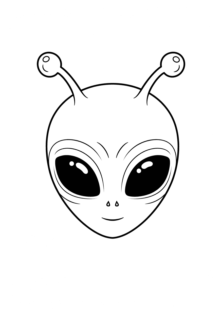 Simple alien head