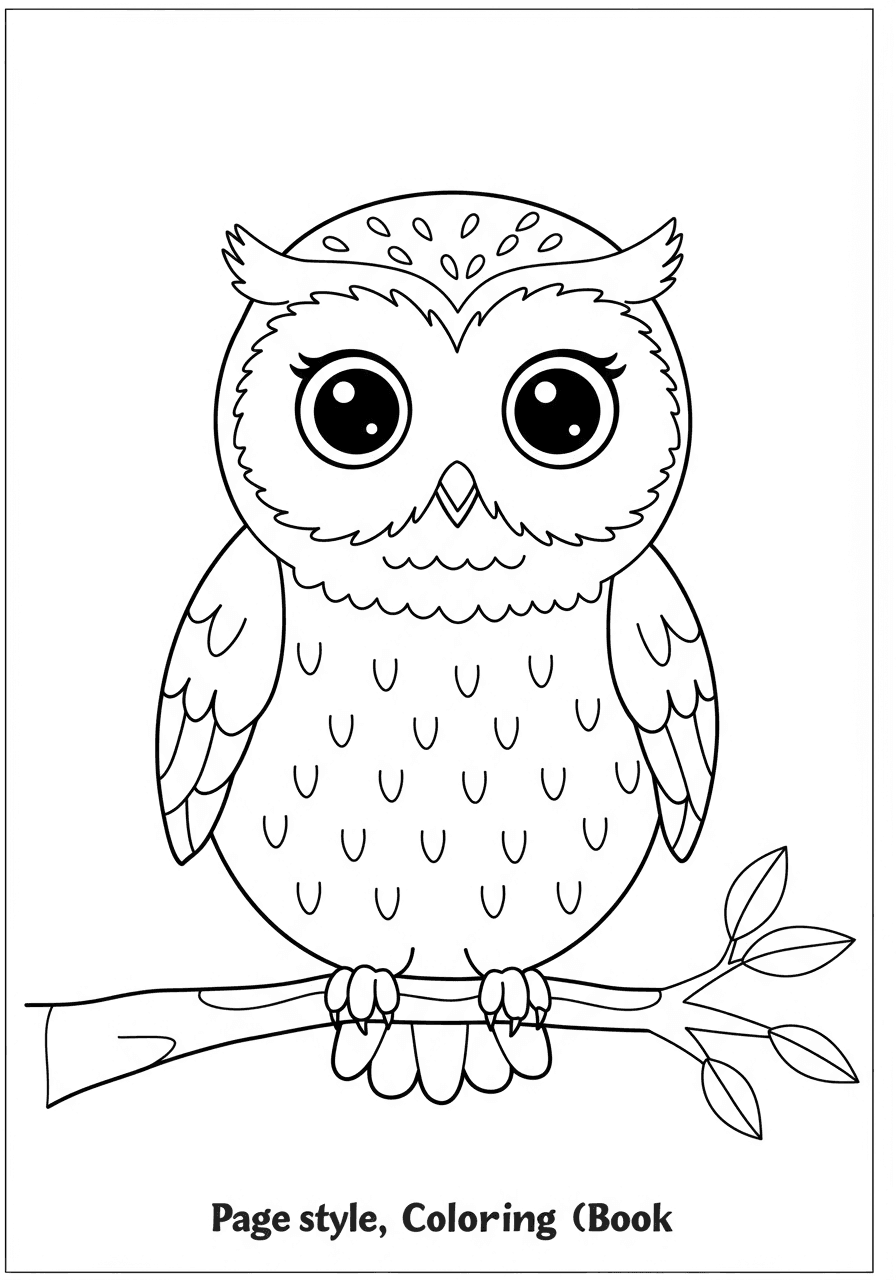 Simple cute owl