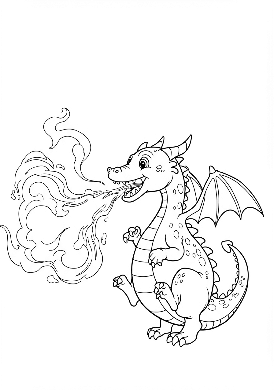 Simple dragon fire breath