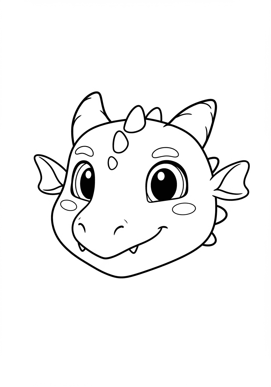 Simple dragon head