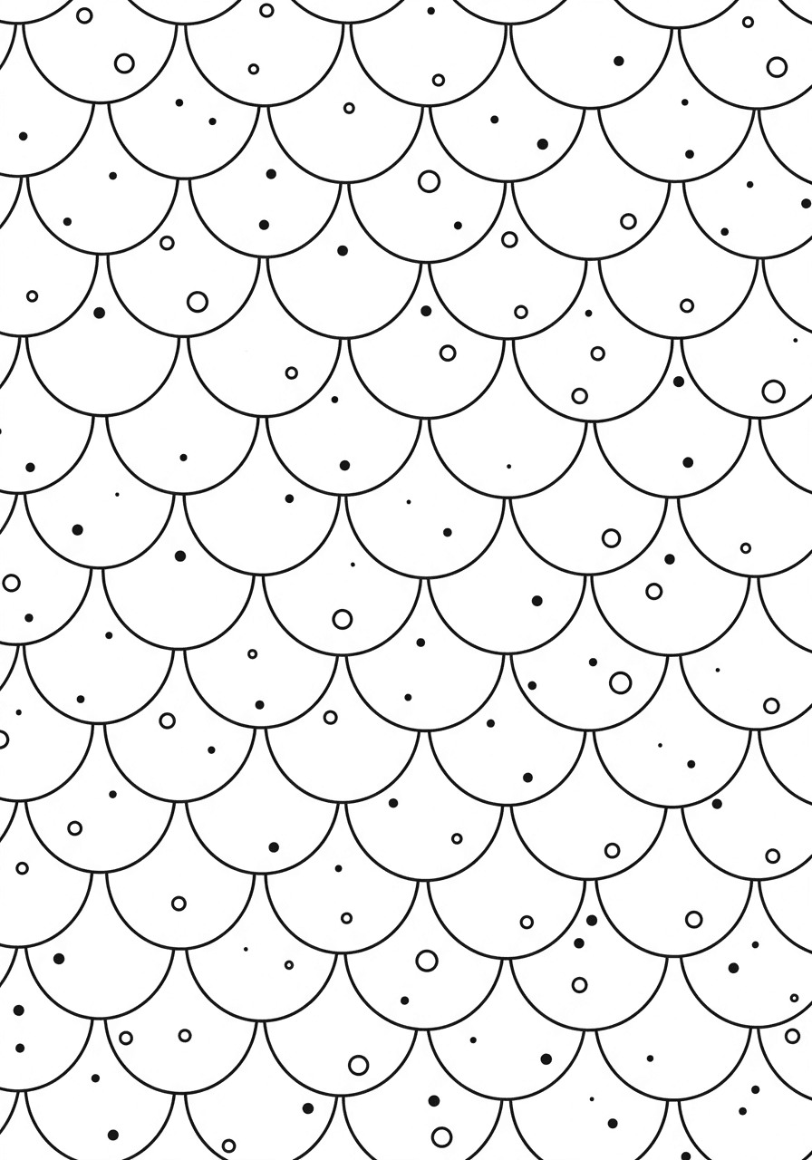 Simple dragon scales pattern