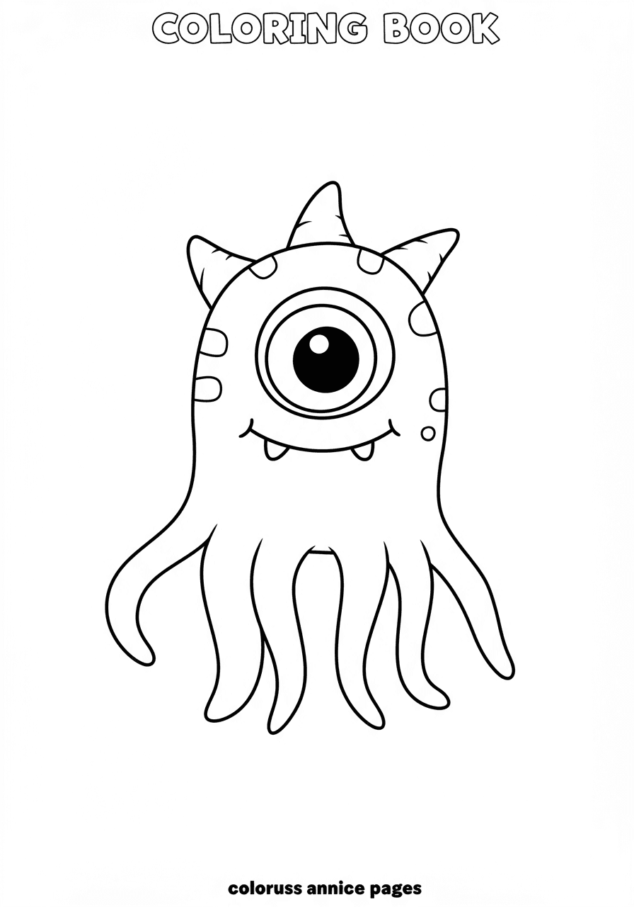 Simple eye monster