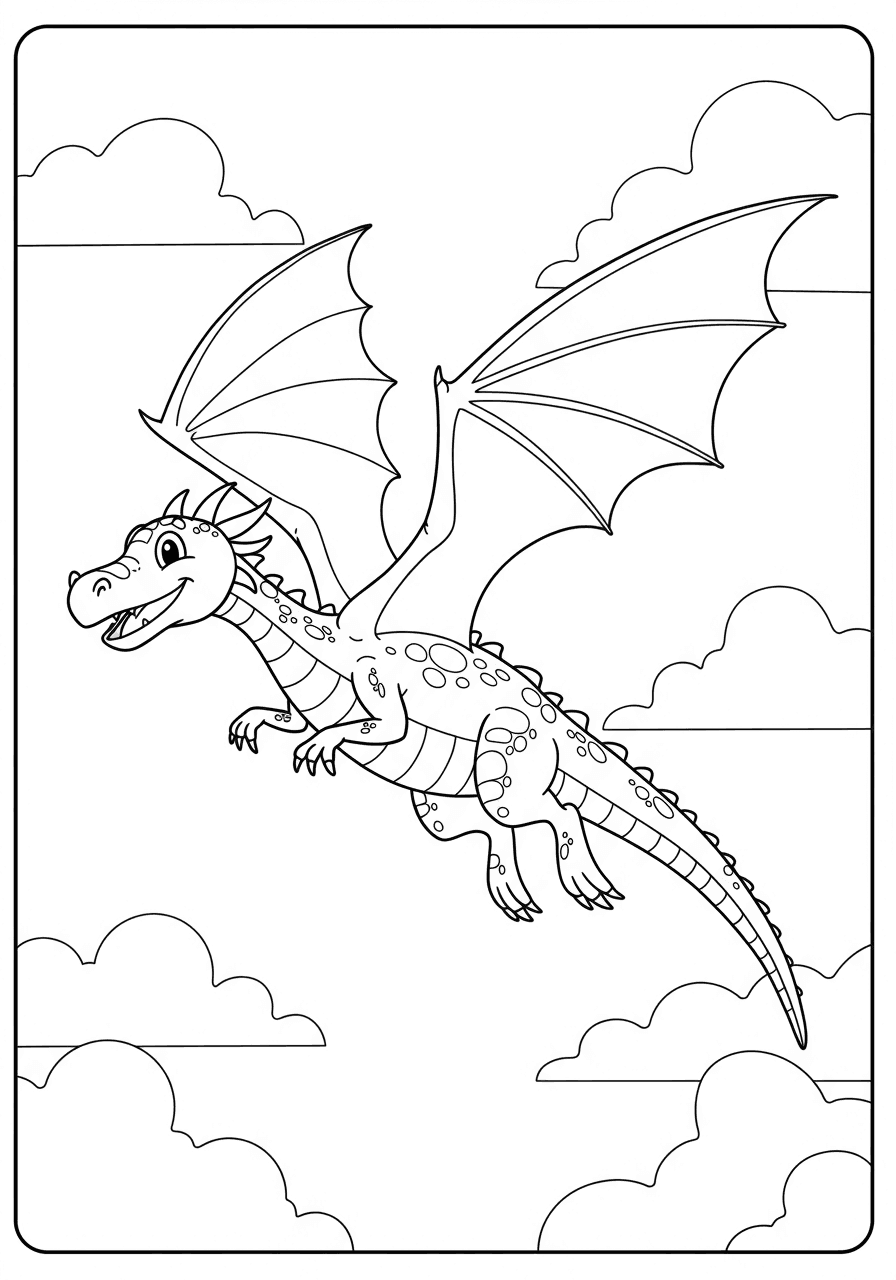 Simple flying dragon