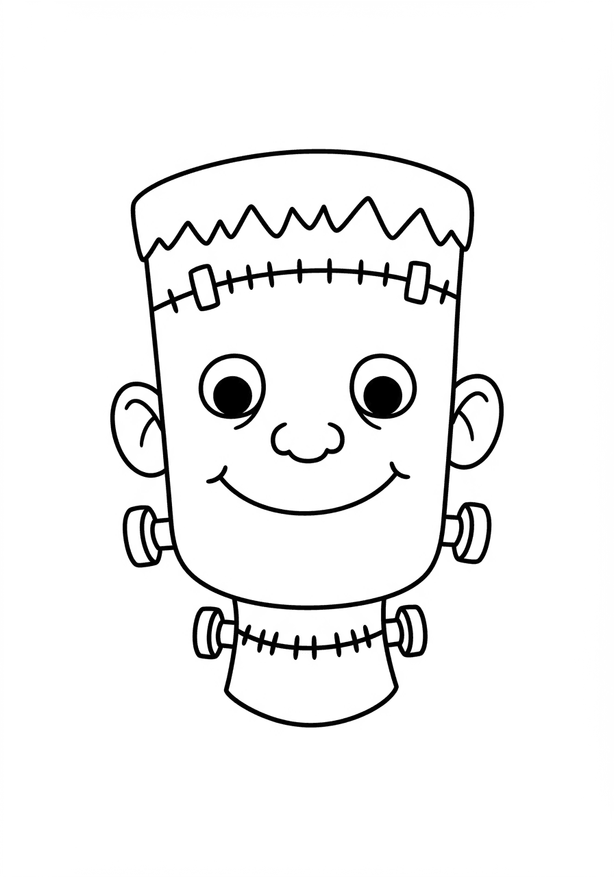 Simple Frankenstein head