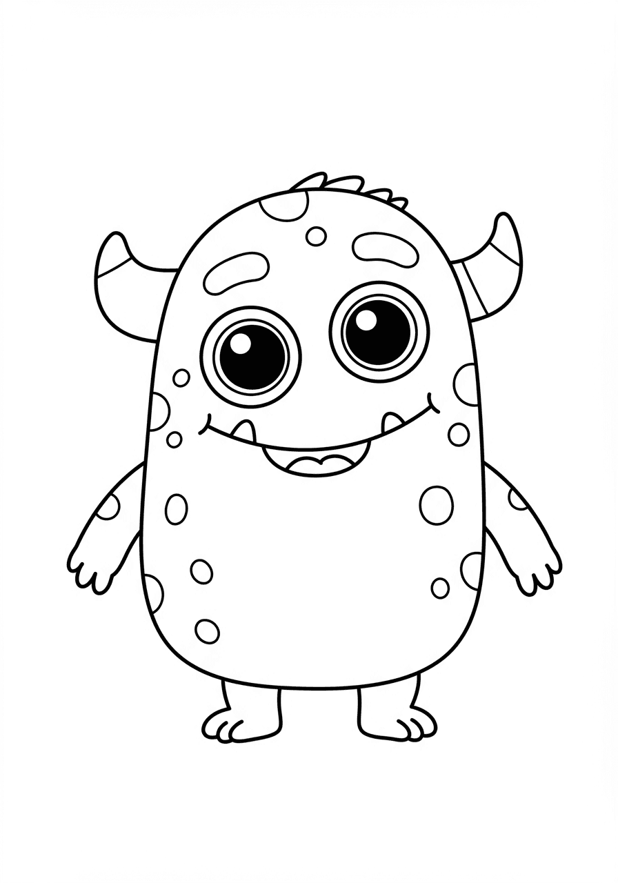 Simple friendly monster