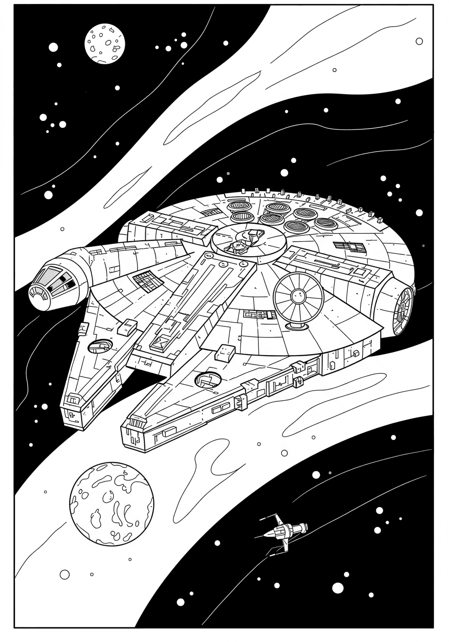 Simple Millennium Falcon
