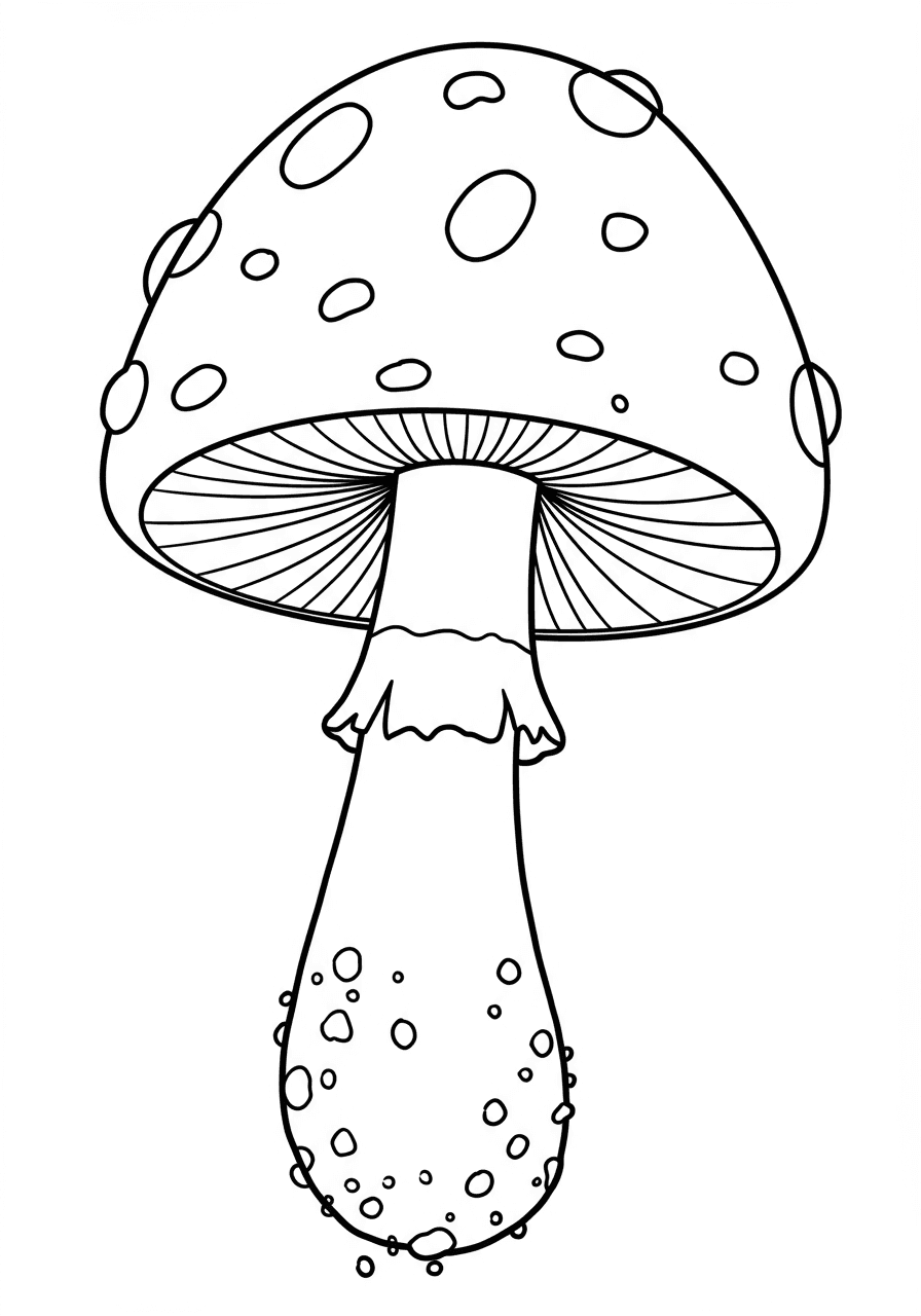 Simple mushroom cap