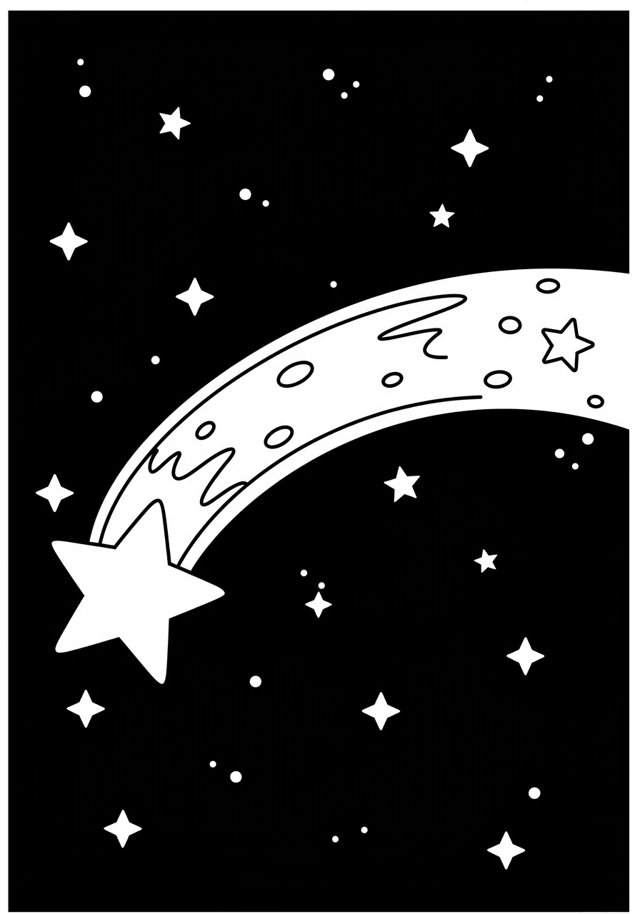 Simple shooting star