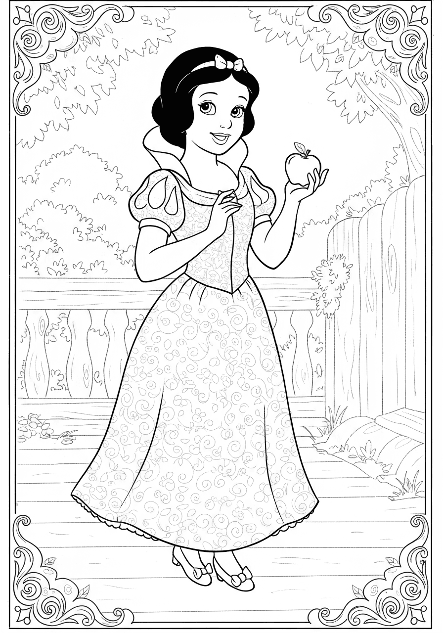 Snow White simple pose