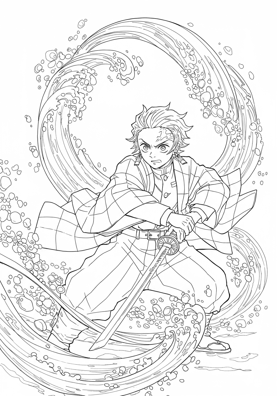 Tanjiro Kamado Water Breathing