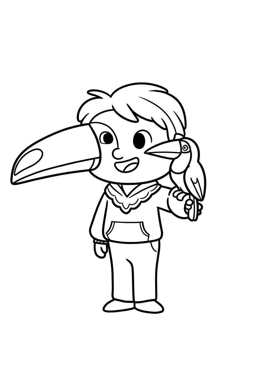 Toddler Antonio simple toucan