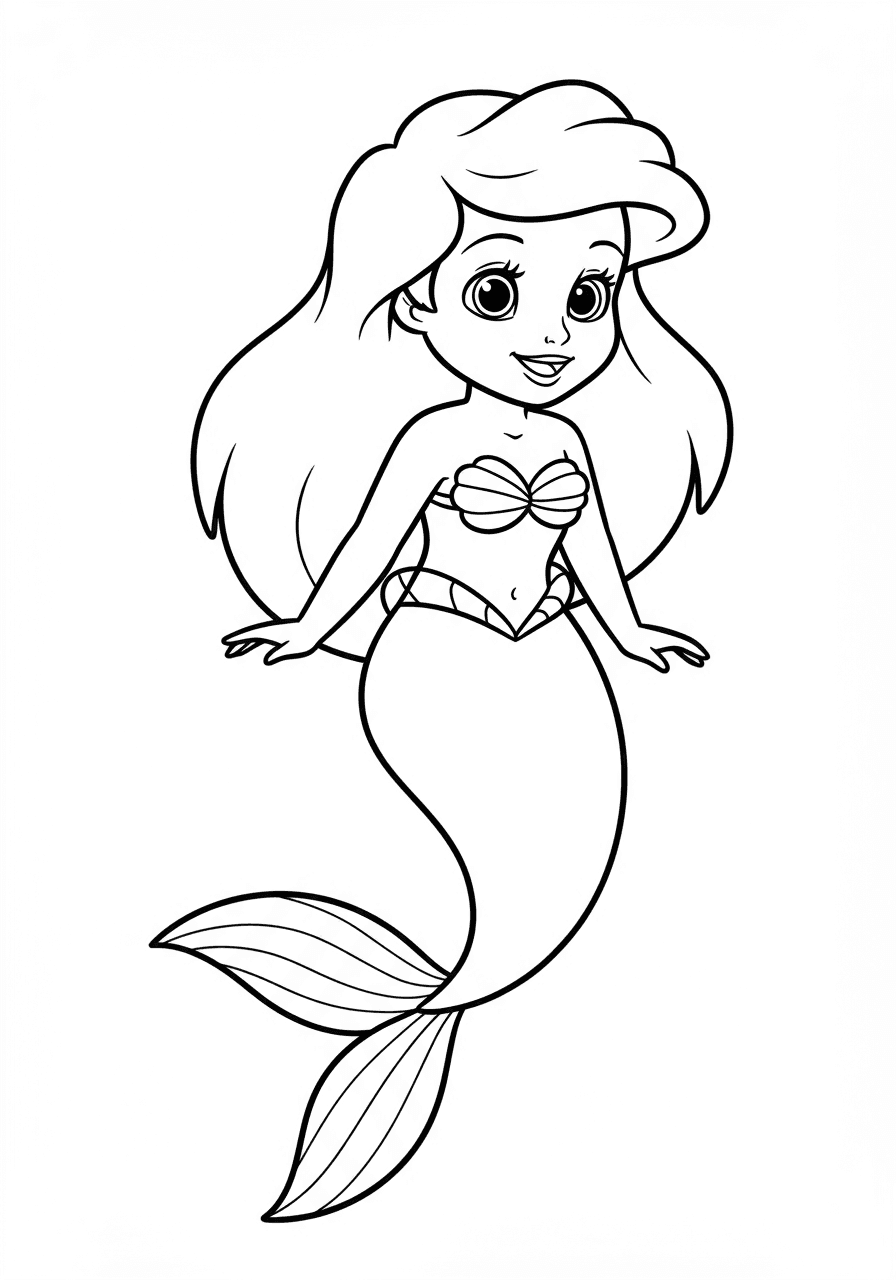 Toddler Ariel simple
