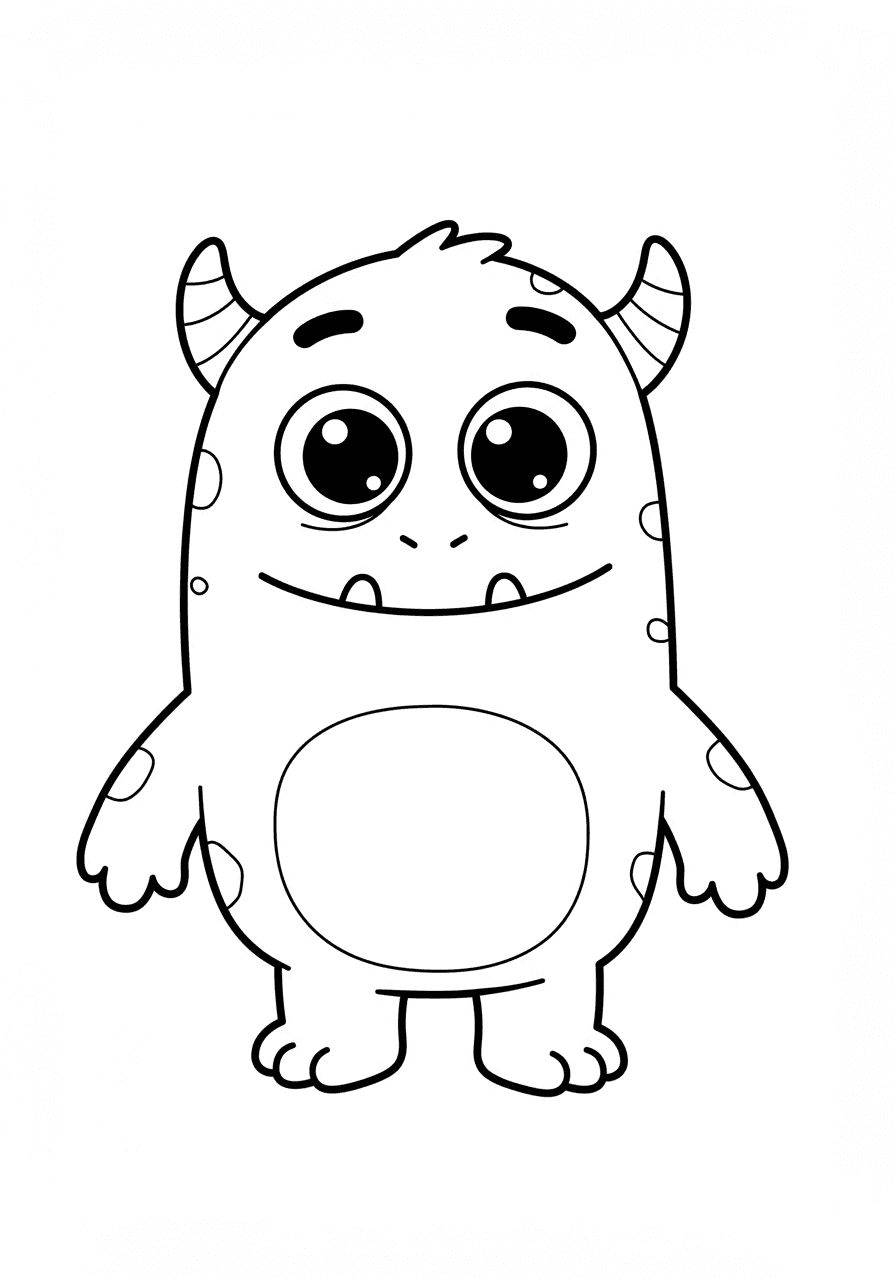 Toddler friendly monster