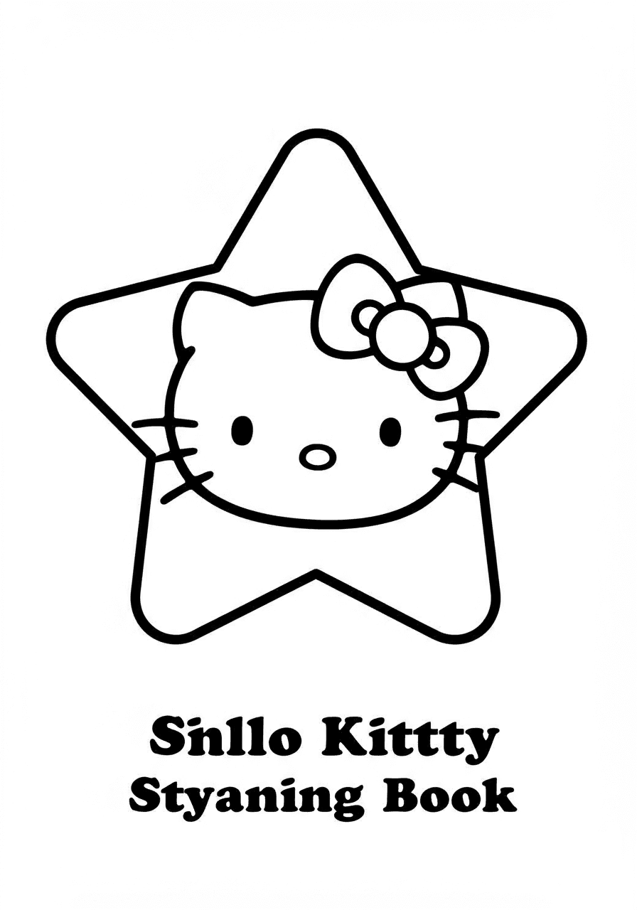 Toddler Hello Kitty star simple