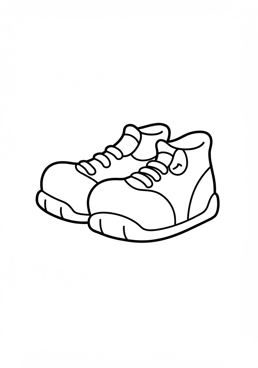 Toddler Mickey Mouse shoe simple