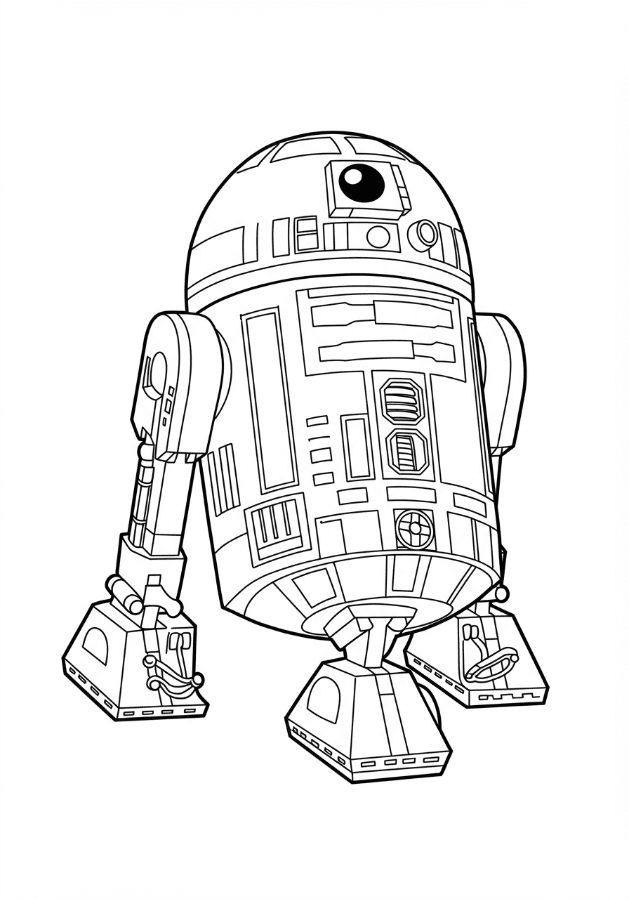 Toddler R2-D2 simple