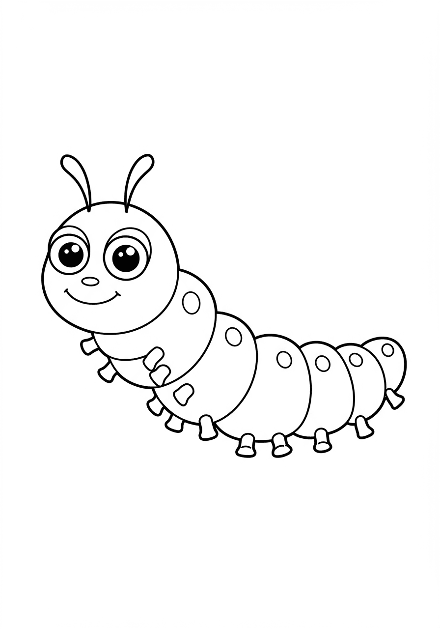 Toddler simple caterpillar